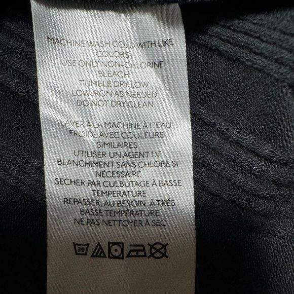 Anthropologie Pilcro Women’s Cotton Modal Ribbed Racerback Tank, Washed Black, M - Picture 7 of 13